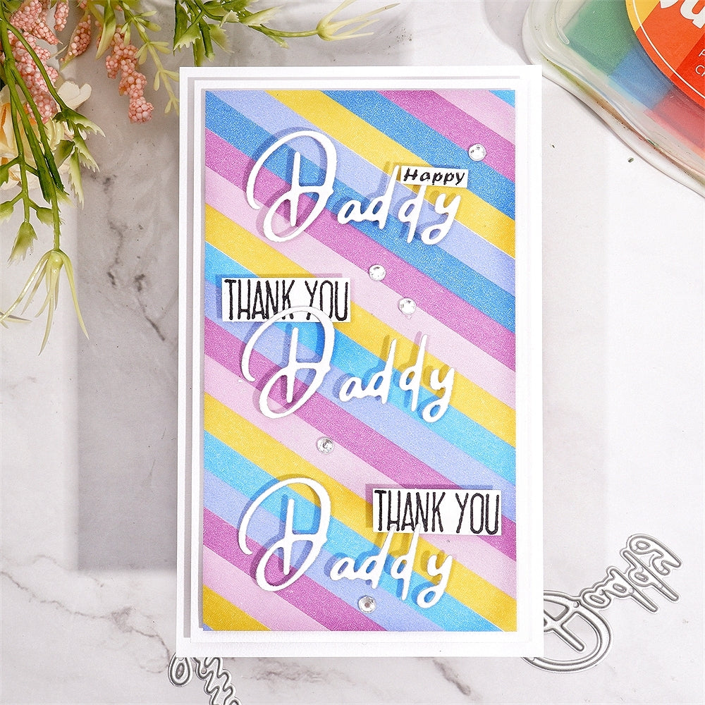 Lifescraft "Mommy & Daddy" Word Cutting Dies