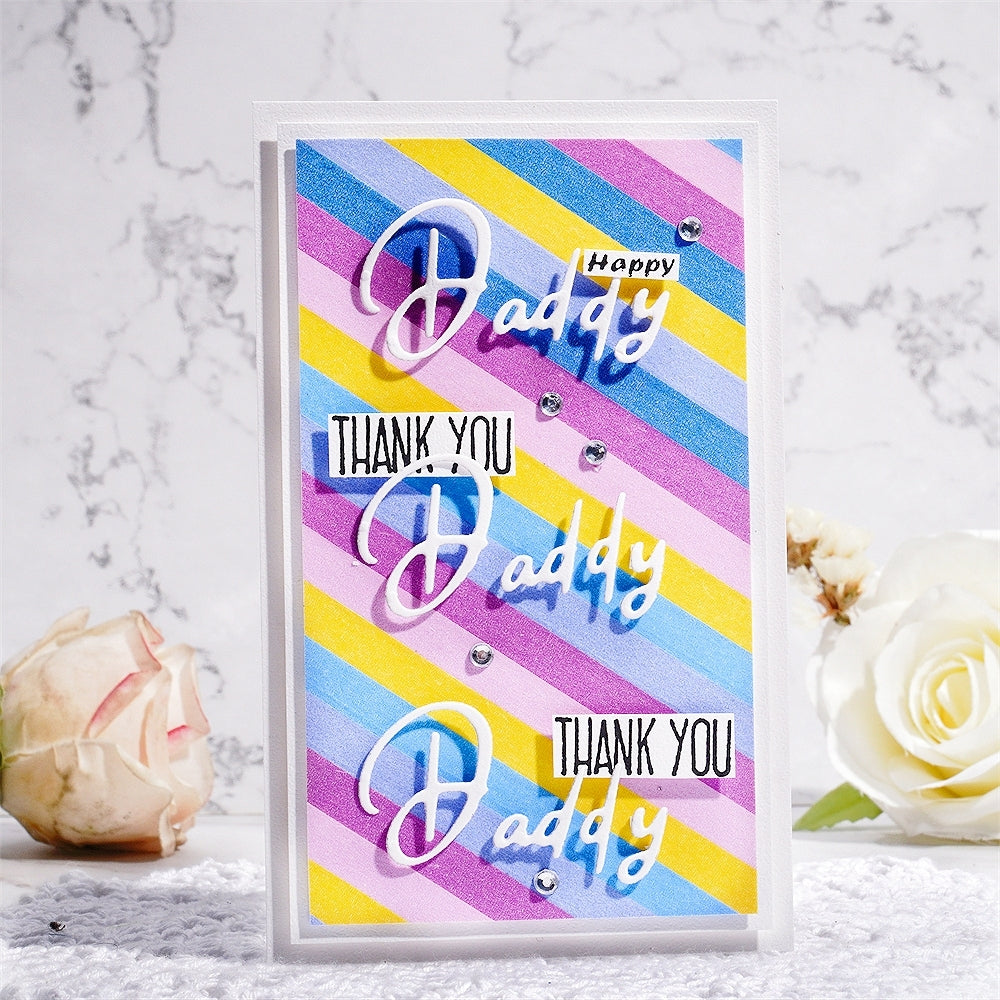 Lifescraft "Mommy & Daddy" Word Cutting Dies