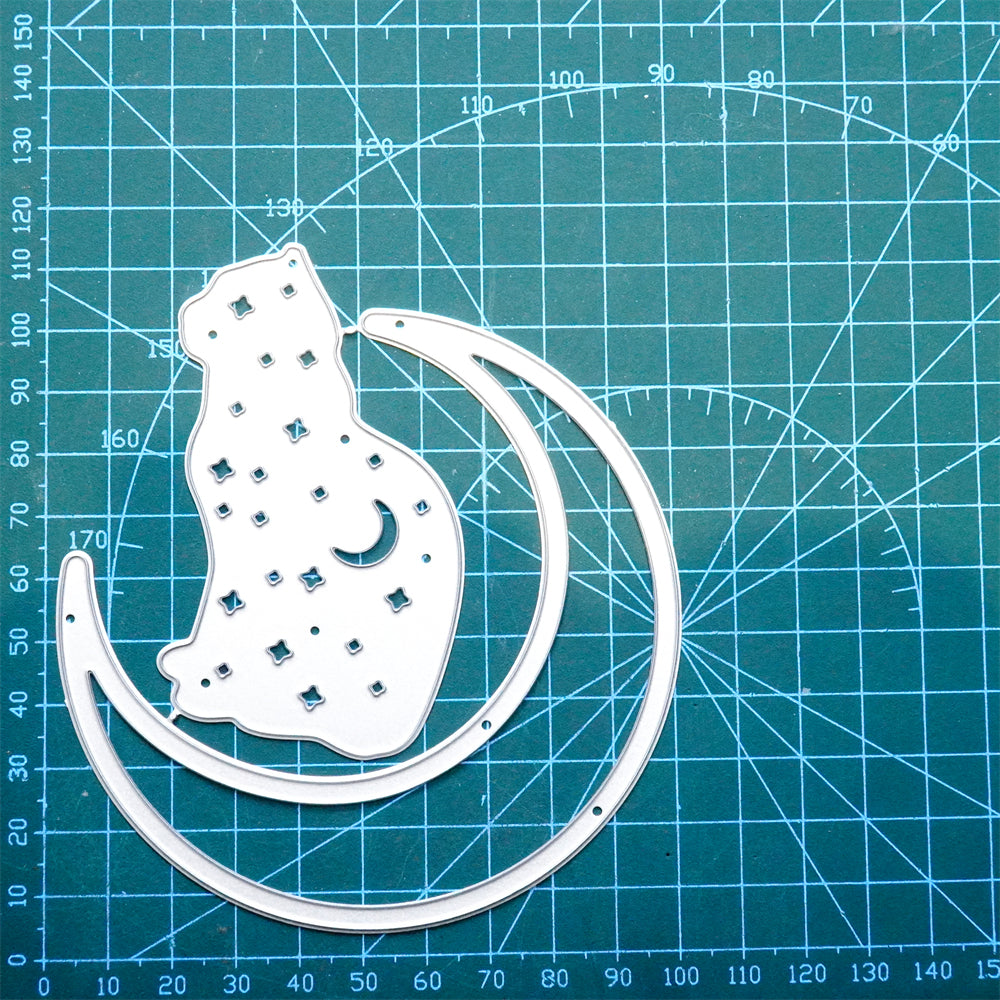 Lifescraft Cat on the Moon Cutting Dies