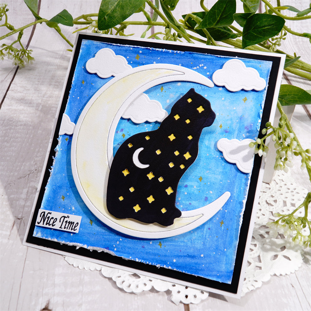 Lifescraft Cat on the Moon Cutting Dies