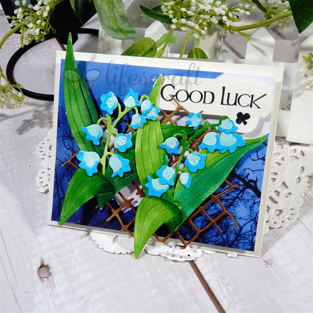 Lifescraft Pretty Blue Campanula Cutting Dies