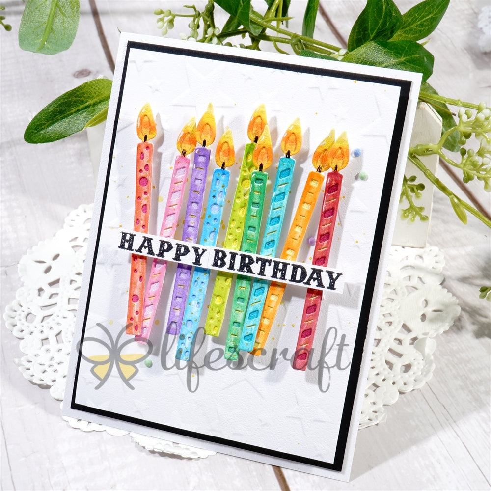 Lifescraft Lovely Candles Cutting Dies