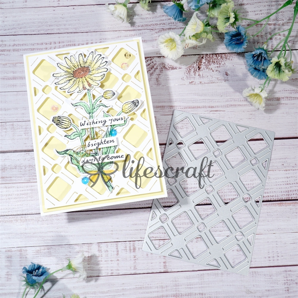 Lifescraft Hollow Square Background Board Cutting Dies