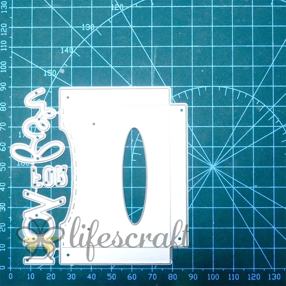 Lifescraft "Love For You" Word With An Envelope Cutting Dies