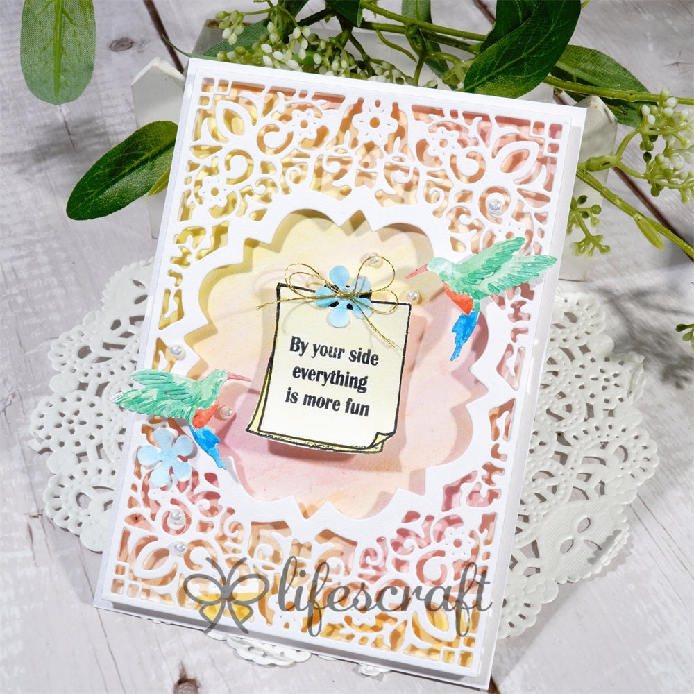 Lifescraft Classical Patterns Background Board Cutting Dies