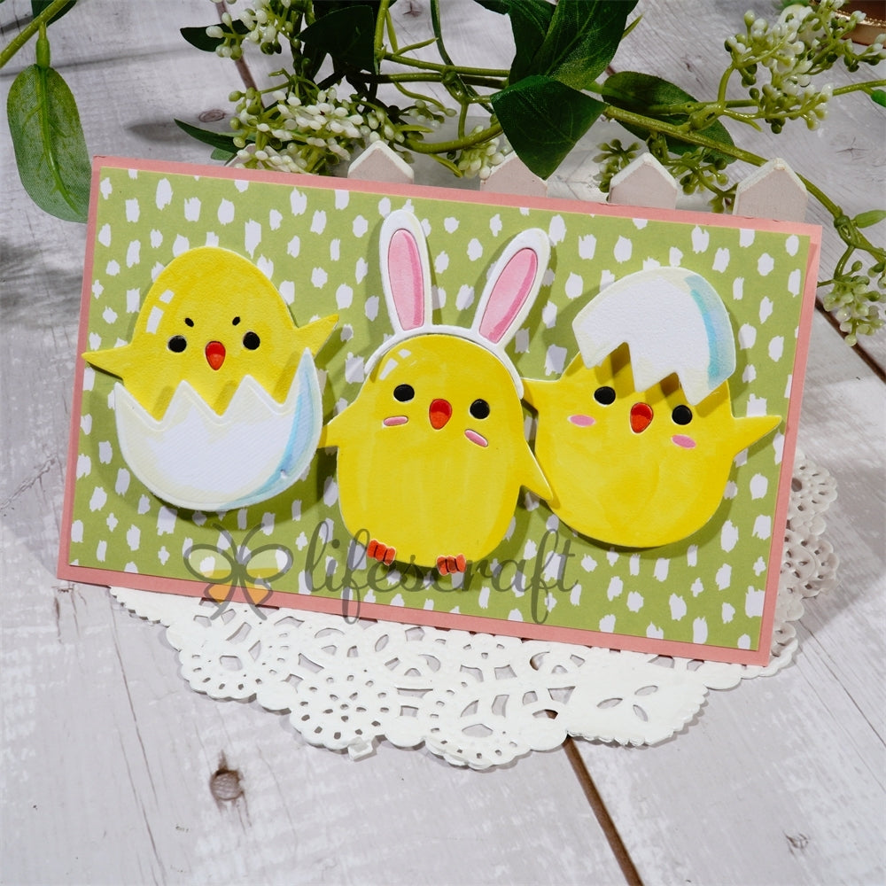 Lifescraft Lovely Chicks With Shell Cutting Dies
