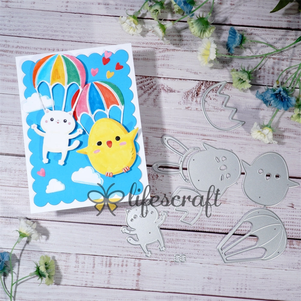 Lifescraft Lovely Chicks With Shell Cutting Dies