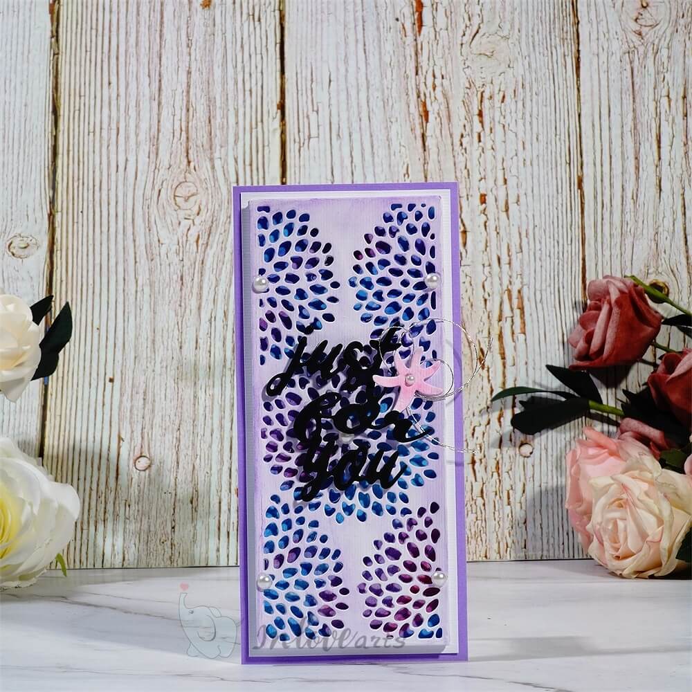 Lifescraft Rainy Drop Background Board Cutting Dies