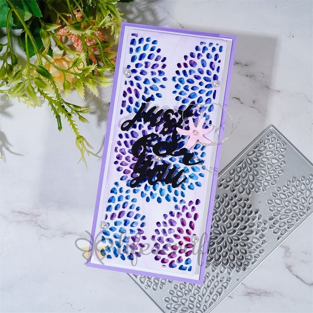 Lifescraft Rainy Drop Background Board Cutting Dies