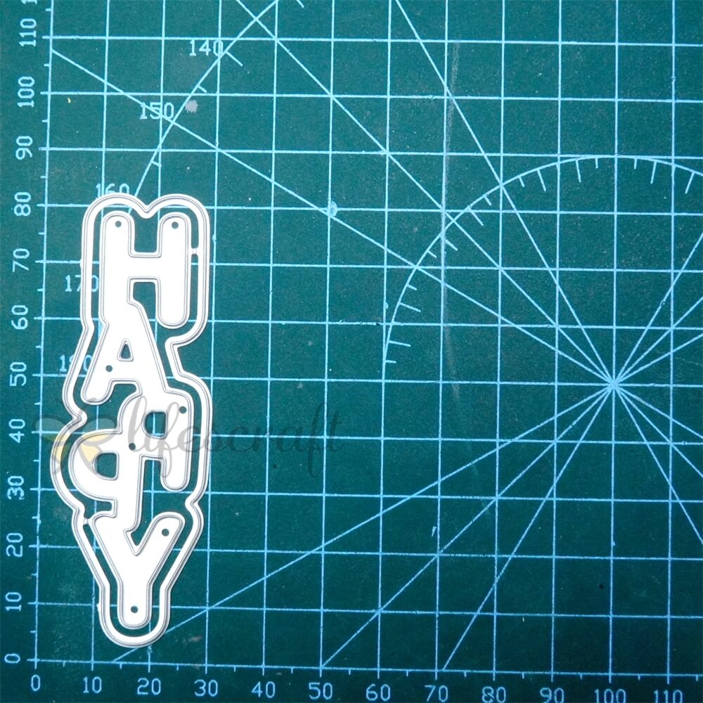 Lifescraft "Happy" Word Cutting Dies