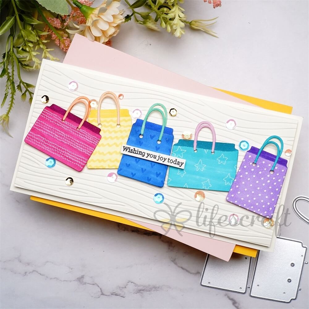 Lifescraft Shopping Bags Cutting Dies