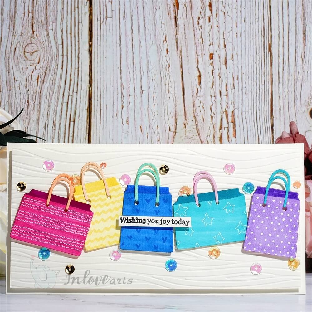 Lifescraft Shopping Bags Cutting Dies