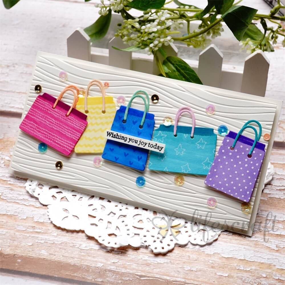 Lifescraft Shopping Bags Cutting Dies