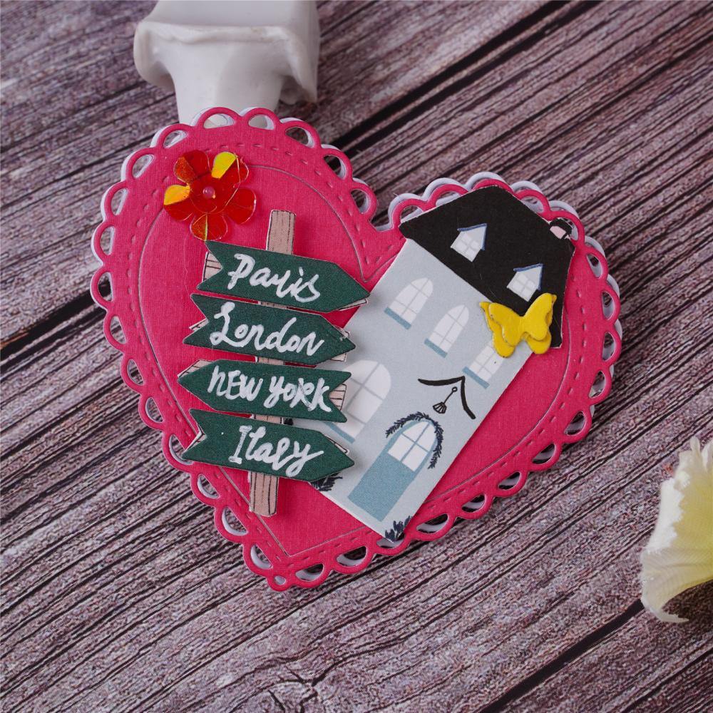 Mini Arrow Tag Dies Set - Inlovearts