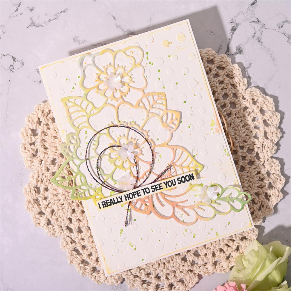 Blooming Flowers Decor Dies - Inlovearts