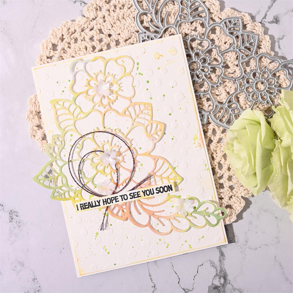 Blooming Flowers Decor Dies - Inlovearts