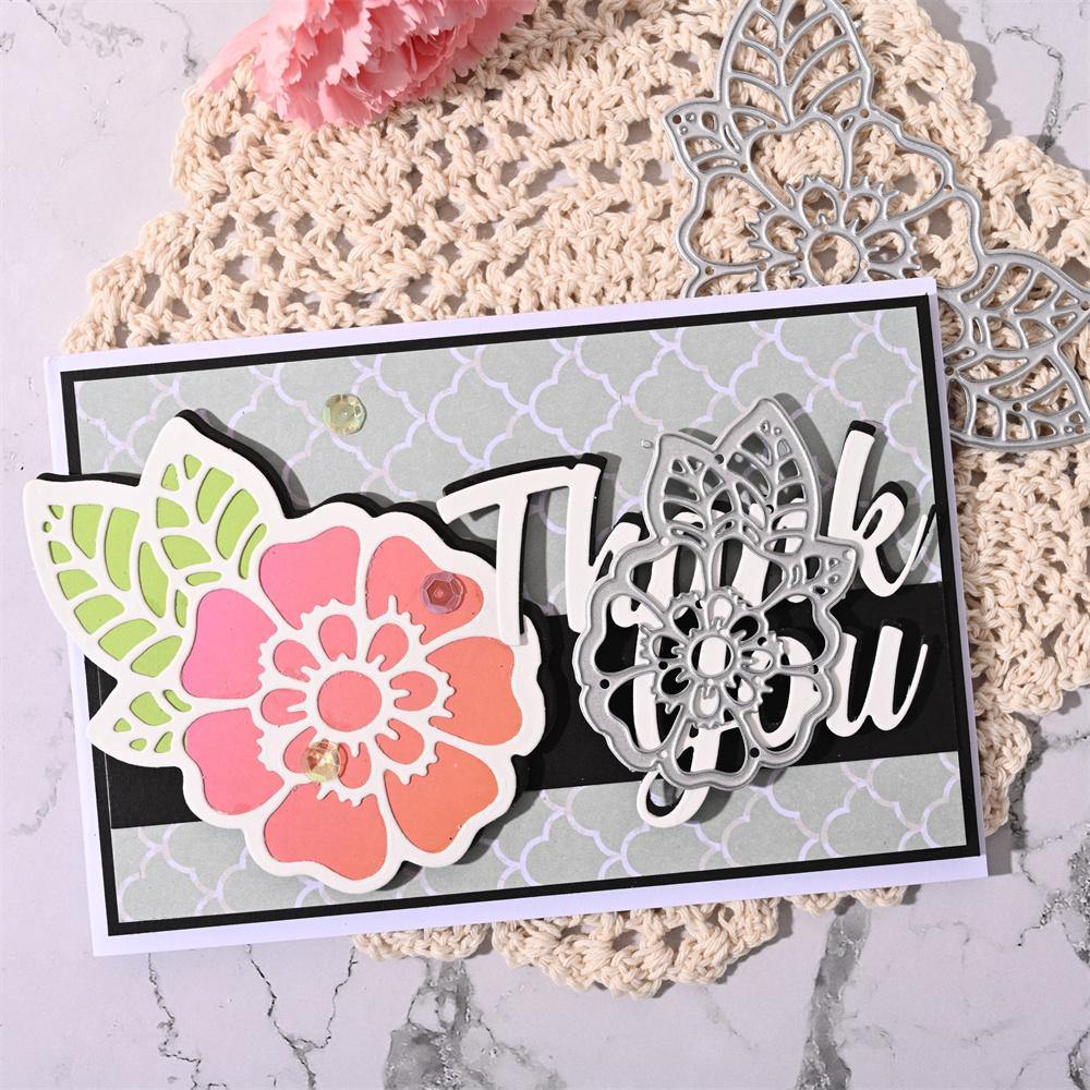 4 Pcs Layering Blooming Flowers Dies - Inlovearts