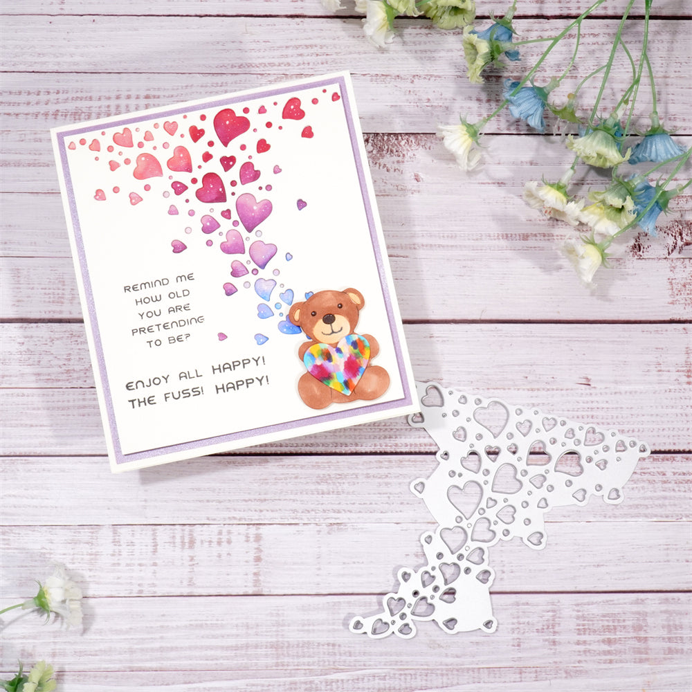 Lifescraft Bubble Love Background Board Cutting Dies