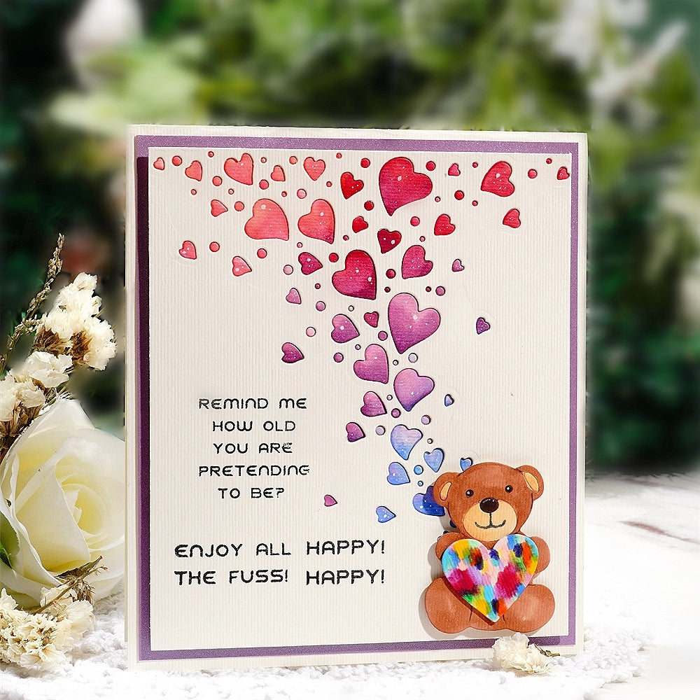 Lifescraft Bubble Love Background Board Cutting Dies