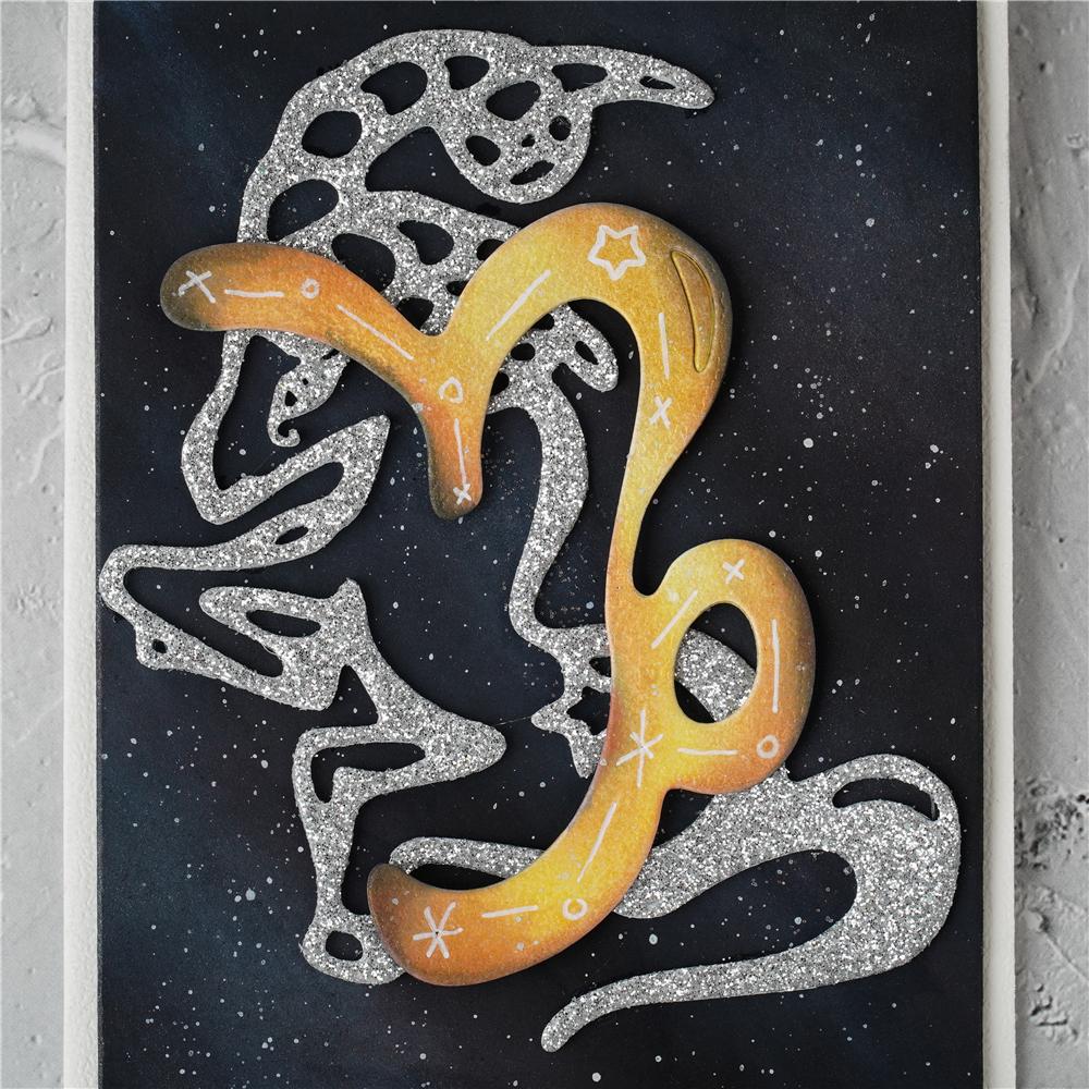 Constellation Lines And Words Dies - lifescraft