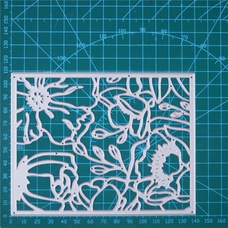 Flower Background Board Dies - Inlovearts