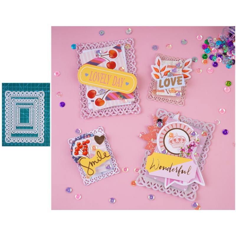 Stackable Lace Frame Dies Set - Inlovearts