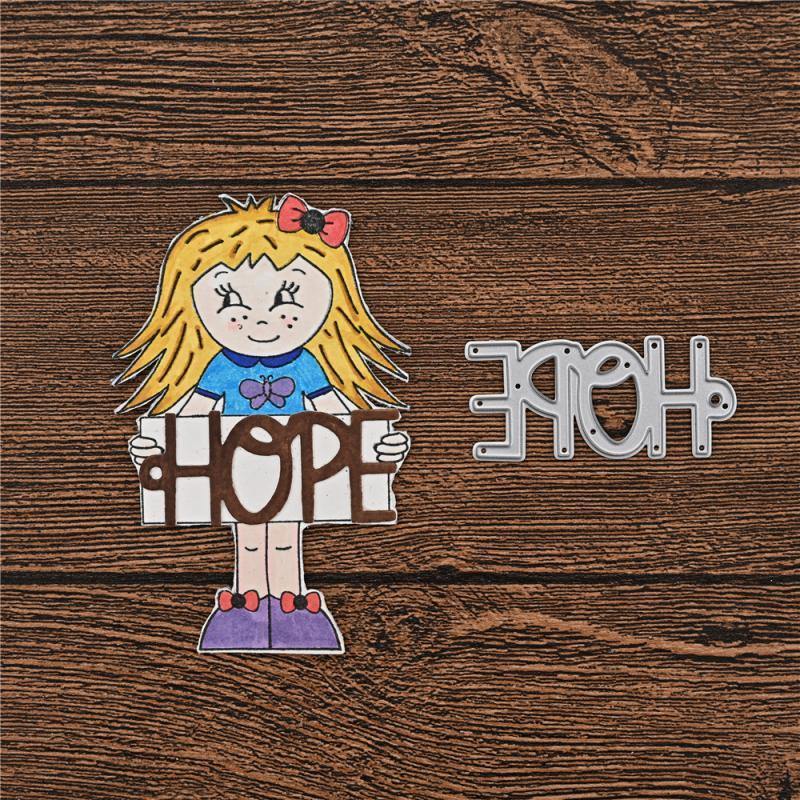 "HOPE" Word Dies - Inlovearts