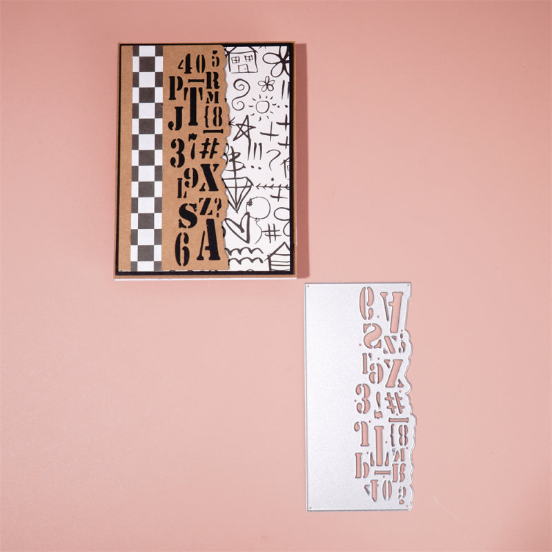 Lifescraft Creative Number And Letter Border Dies