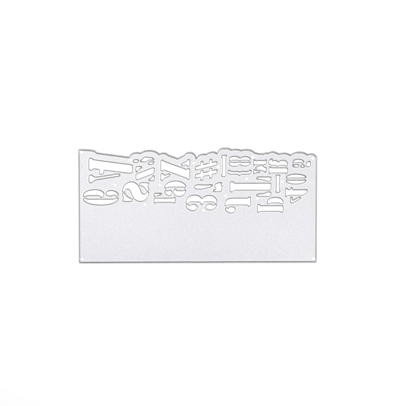 Lifescraft Creative Number And Letter Border Dies