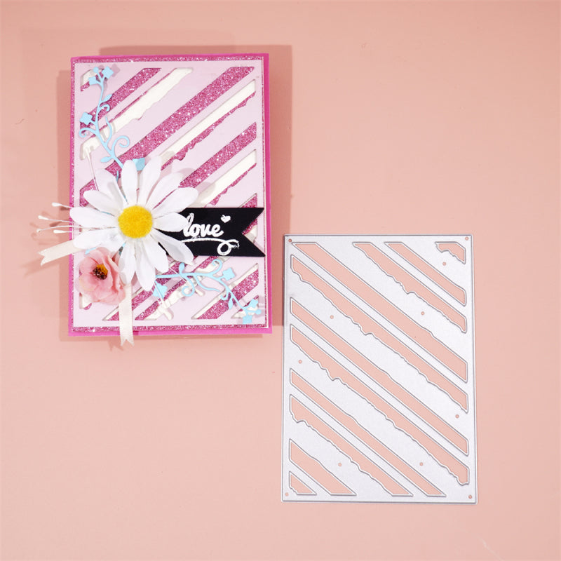 Lifescraft Irregular Stripes Background Board Dies