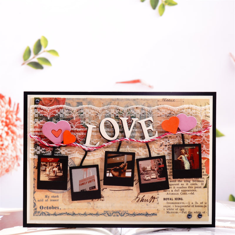 Lifescraft Creative "LOVE" Photo Wall Decor Dies