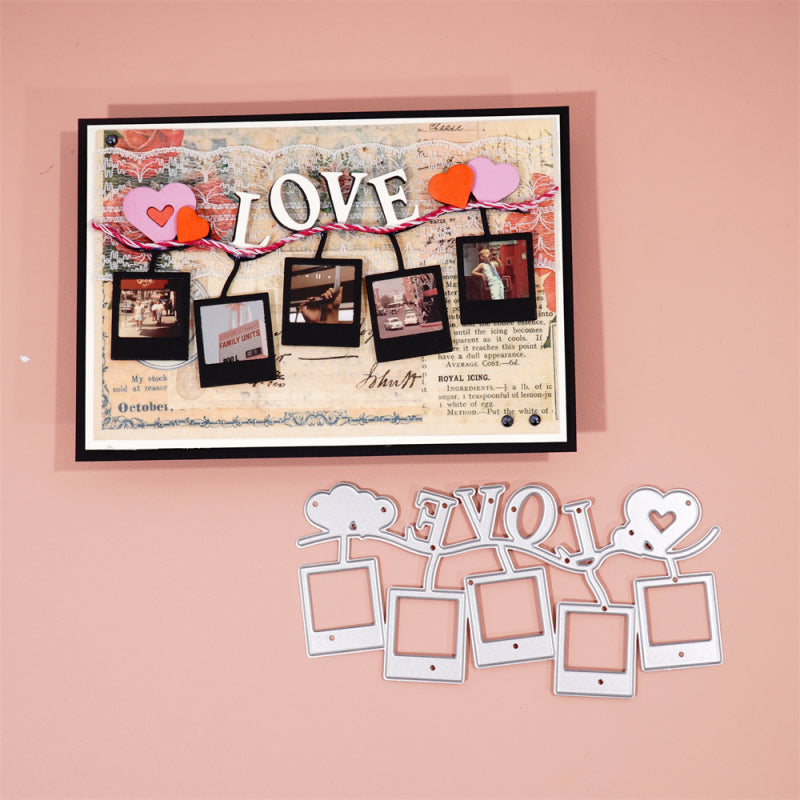 Lifescraft Creative "LOVE" Photo Wall Decor Dies