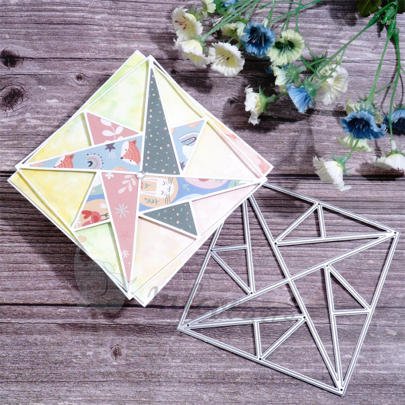 Lifescraft Five-pointed star Background Board Cutting Dies