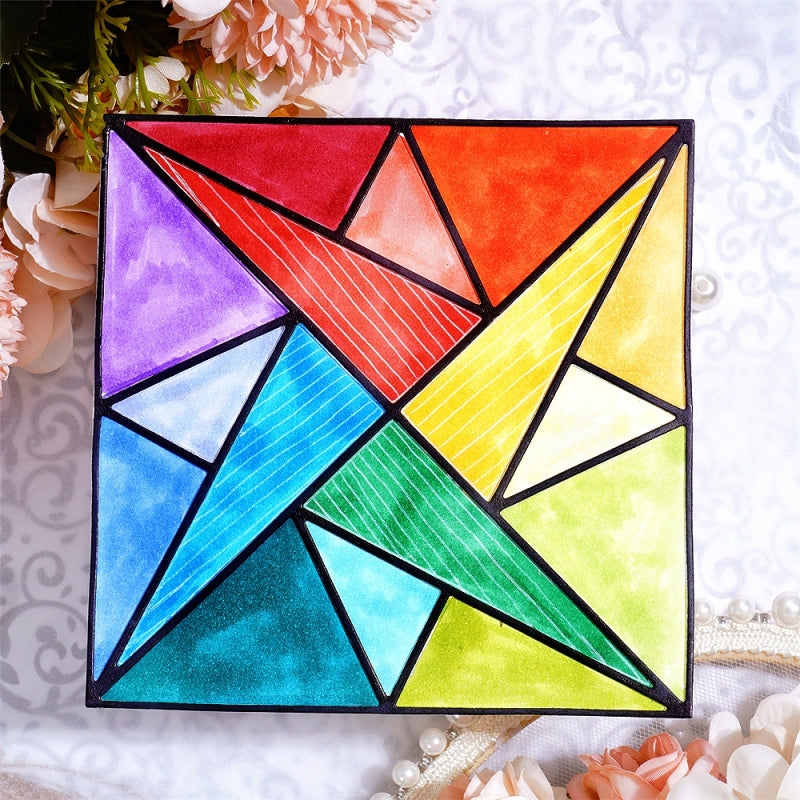 Lifescraft Five-pointed star Background Board Cutting Dies