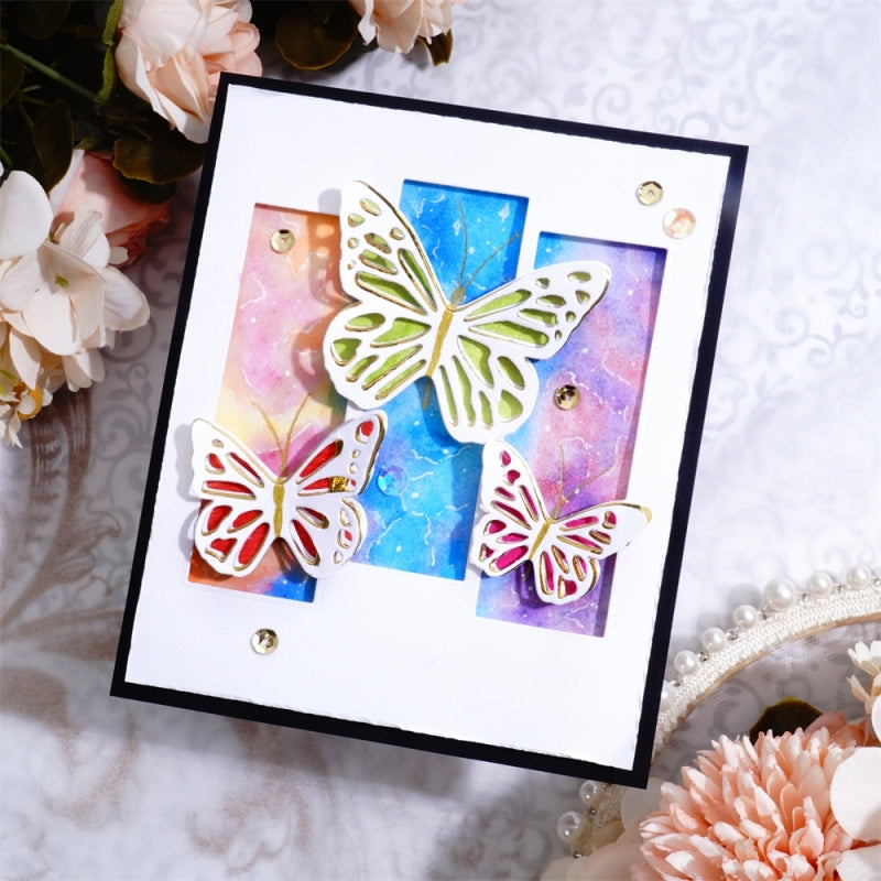 Lifescraft Three Butterflies Frame Metal Cutting Dies