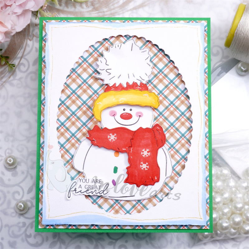 Lifescraft Christmas Snowman Cutting Dies
