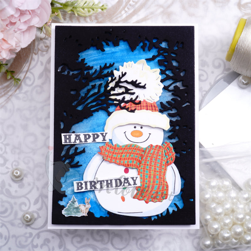 Lifescraft Christmas Snowman Cutting Dies