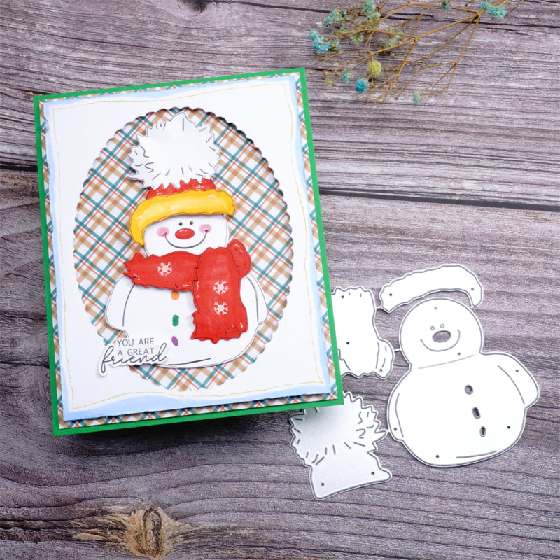 Lifescraft Christmas Snowman Cutting Dies