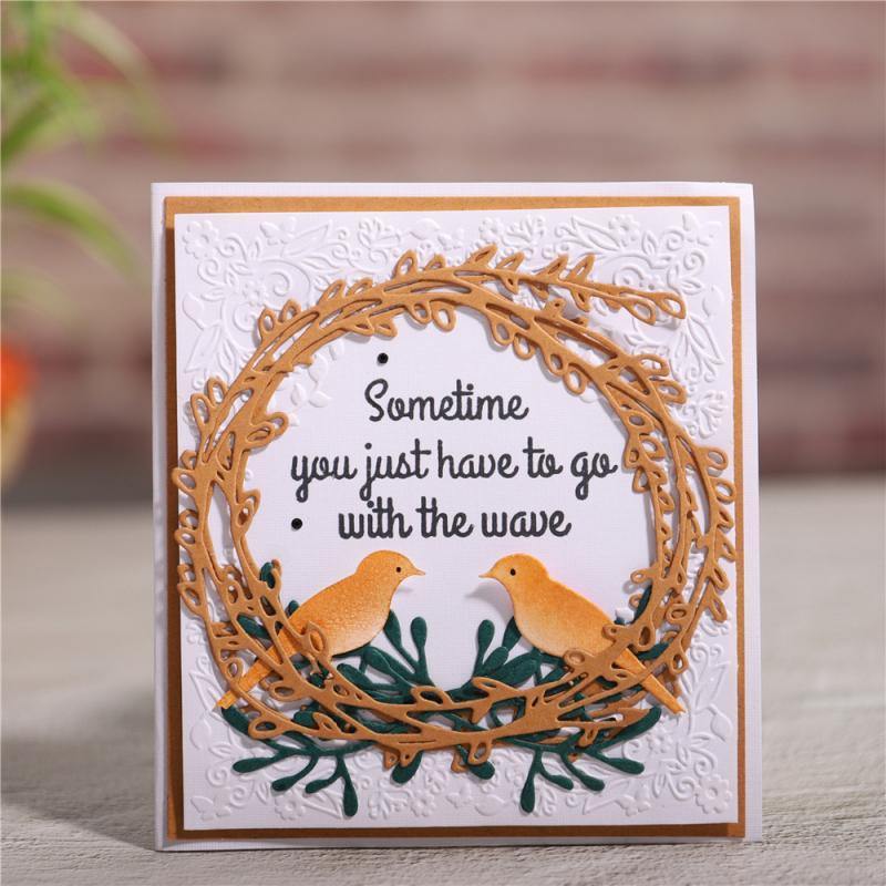 Willow Branches and Flower Dies - Inlovearts