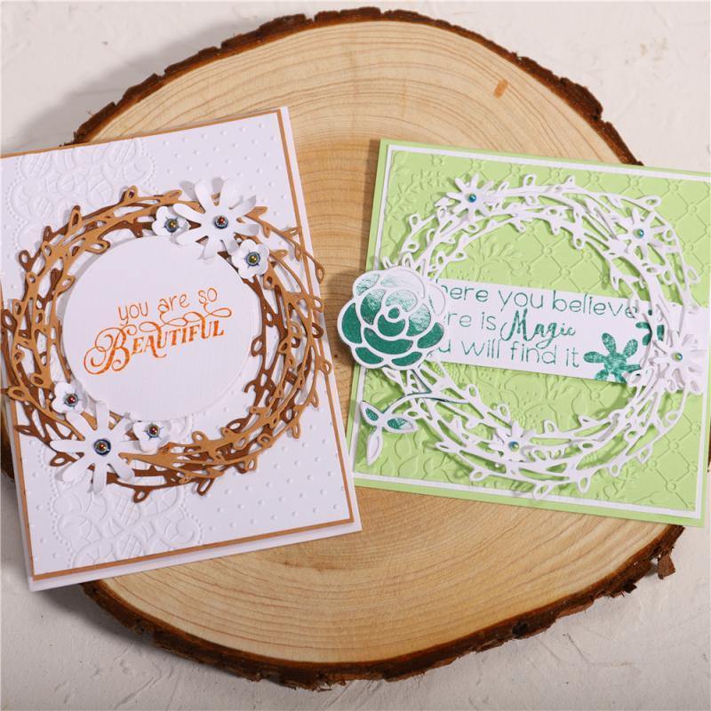 Willow Branches and Flower Dies - Inlovearts