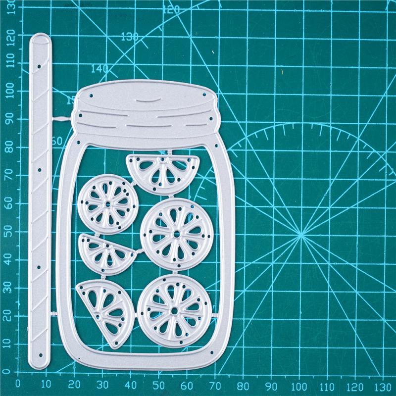 Lemon Glass Frame Decor Dies - Inlovearts