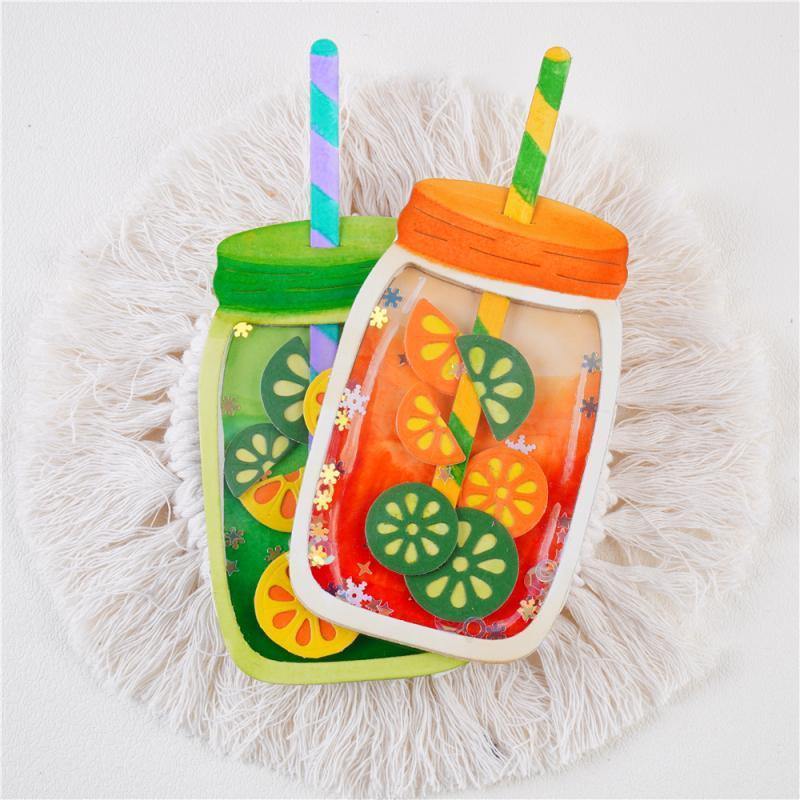 Lemon Glass Frame Decor Dies - Inlovearts