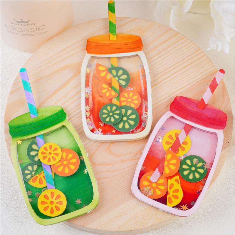 Lemon Glass Frame Decor Dies - Inlovearts