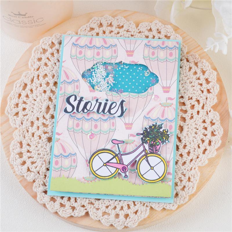 Stitched Pocket Background Dies - Inlovearts