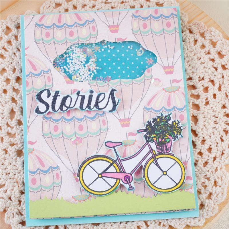 Stitched Pocket Background Dies - Inlovearts