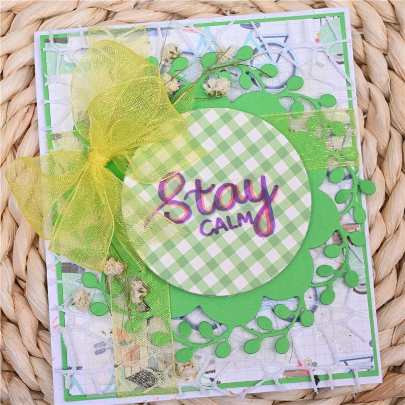 Floral Branches Lace Frame Decor Dies - Inlovearts