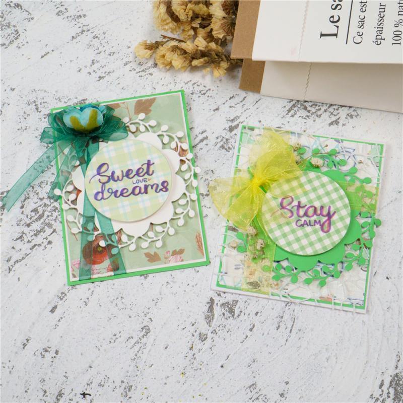 Floral Branches Lace Frame Decor Dies - Inlovearts