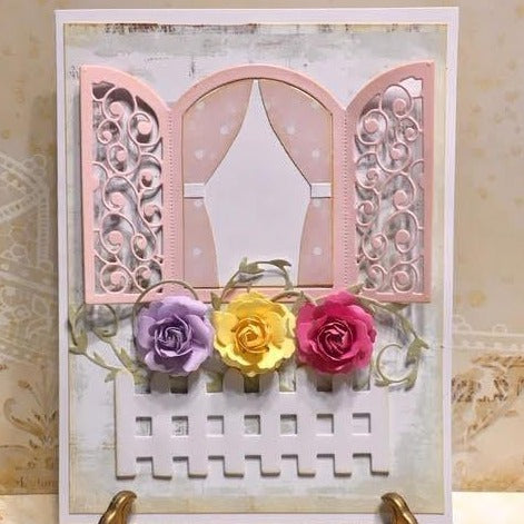 Lace Window Fence Cutting Dies - Inlovearts