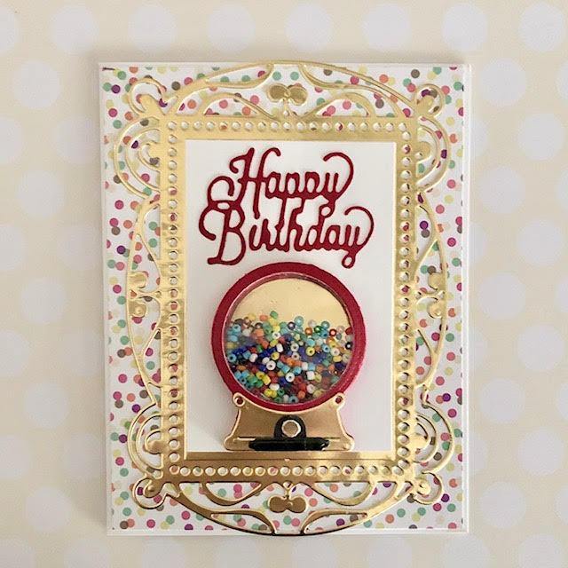 Snowflake Crystal Ball Dies - Inlovearts