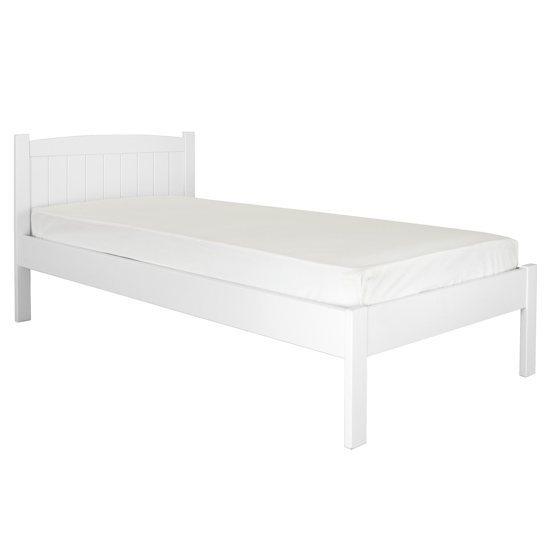 Stowford Children's Single Low Foot End Bed - Silk White